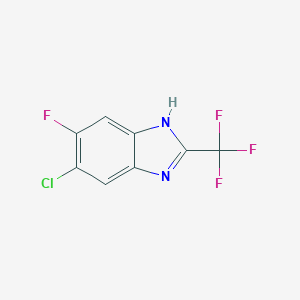 6-Chloro-5-fluoro-2-(trifluoromethyl)-1H-benzimidazoleͼƬ