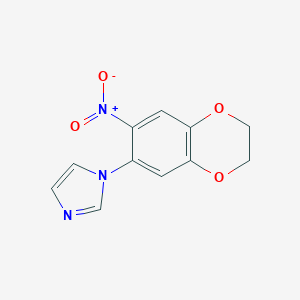 1-(7-nitro-2,3-dihydro-1,4-benzodioxin-6-yl)-1H-imidazoleͼƬ