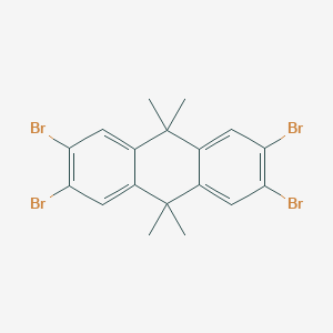 2,3,6,7-Tetrabromo-9,9,10,10-tetramethyl-9,10-dihydroanthraceneͼƬ