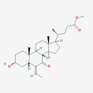 Methyl(3,5)-6-Ethylidene-3-hydroxy-7-oxo-cholan-24-oateͼƬ