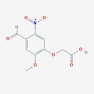 2-(4-Formyl-2-methoxy-5-nitrophenoxy)acetic AcidͼƬ