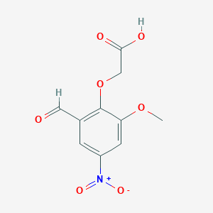 (2-Formyl-6-methoxy-4-nitrophenoxy)acetic AcidͼƬ