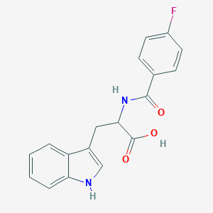 2-[(4-fluorophenyl)formamido]-3-(1H-indol-3-yl)propanoic acidͼƬ