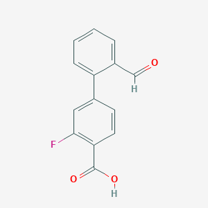 2-Fluoro-4-(2-formylphenyl)benzoic acidͼƬ