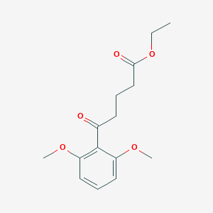 ethyl 5-(2,6-dimethoxyphenyl)-5-oxovalerateͼƬ