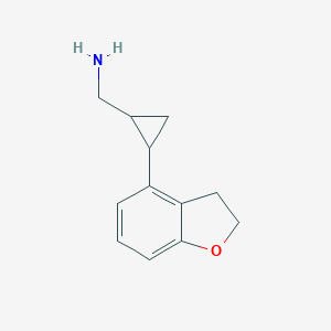 ((1R,2R)-2-(2,3-Dihydrobenzofuran-4-yl)cyclopropyl)methanamineͼƬ