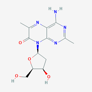 4-Amino-2,6-dimethyl-8-(2'-deoxy--D-ribofuranosyl)-7(8H)-pteridoneͼƬ