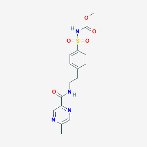 Methyl 4-[-(5-Methylpyrazine-2-carboxamido)ethyl]benzene Sulfonamide CarbamateͼƬ