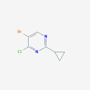 5-Bromo-4-chloro-2-cyclopropylpyrimidineͼƬ