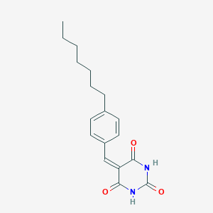 5-[(4-Heptylphenyl)methylene]-2,4,6(1H,3H,5H)-pyrimidinetrioneͼƬ