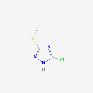 5-chloro-3-(methylthio)-1H-1,2,4-triazole图片