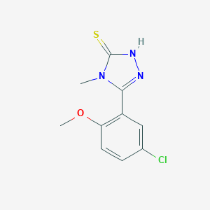 5-(5-Chloro-2-Methoxyphenyl)-4-Methyl-4h-1,2,4-Triazole-3-ThiolͼƬ