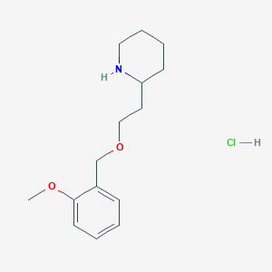 2-{2-[(2-Methoxybenzyl)oxy]ethyl}piperidinehydrochlorideͼƬ