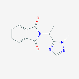 2-[1-(1-Methyl-1H-1,2,4-triazol-5-yl)ethyl]-2,3-dihydro-1H-isoindole-1,3-dioneͼƬ