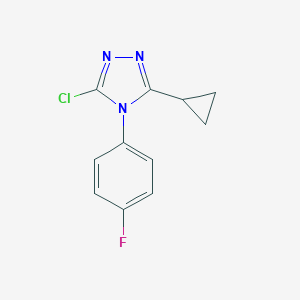 3-Chloro-5-cyclopropyl-4-(4-fluorophenyl)-4H-1,2,4-triazole图片