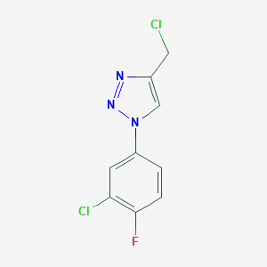 1-(3-chloro-4-fluorophenyl)-4-(chloromethyl)-1H-1,2,3-triazoleͼƬ