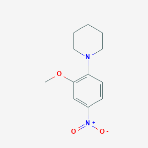 1-(2-Methoxy-4-nitrophenyl)piperidineͼƬ