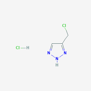 4-(chloromethyl)-1H-1,2,3-triazole hydrochlorideͼƬ