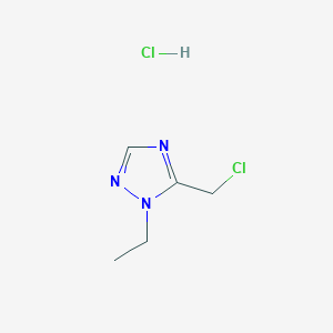 5-(chloromethyl)-1-ethyl-1H-1,2,4-triazole hydrochlorideͼƬ