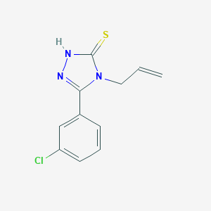 5-(3-Chlorophenyl)-4-(prop-2-en-1-yl)-4H-1,2,4-triazole-3-thiol图片