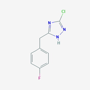 3-chloro-5-[(4-fluorophenyl)methyl]-4H-1,2,4-triazoleͼƬ