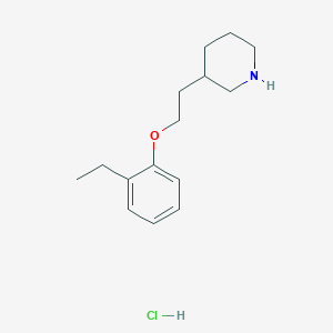 3-[2-(2-Ethylphenoxy)ethyl]piperidinehydrochlorideͼƬ