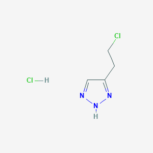 4-(2-chloroethyl)-1H-1,2,3-triazole hydrochlorideͼƬ