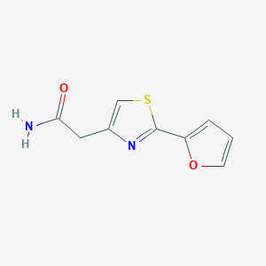 2-[2-(Furan-2-yl)-1,3-thiazol-4-yl]acetamide图片