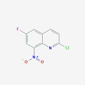 2-Chloro-6-fluoro-8-nitroquinolineͼƬ