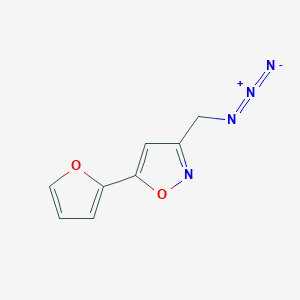 3-(azidomethyl)-5-(furan-2-yl)-1,2-oxazoleͼƬ