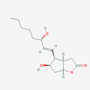 (3aR,4R,5R,6aS)-Hexahydro-5-hydroxy-4-[(1E,3S)-3-hydroxy-1-octen-1-yl]-2H-cyclopenta[b]furan-2-oneͼƬ