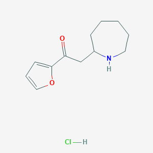 2-(azepan-2-yl)-1-(furan-2-yl)ethan-1-one hydrochlorideͼƬ