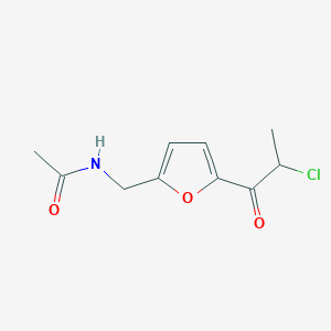 N-{[5-(2-Chloropropanoyl)furan-2-yl]methyl}acetamideͼƬ