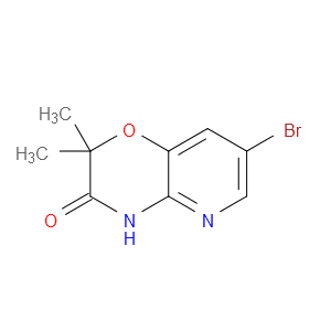 7-溴-2,2-二甲基-2H-吡啶并[3,2-b][1,4]恶嗪-3(4H)-酮图片