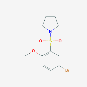 1-(5-Bromo-2-methoxyphenylsulfonyl)pyrrolidineͼƬ