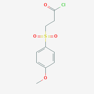 3-((4-methoxyphenyl)sulfonyl)propanoyl chlorideͼƬ