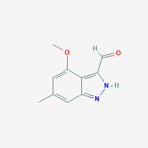 4-Methoxy-6-methyl-3-(1H)indazole carboxaldehydeͼƬ