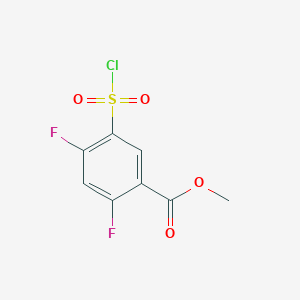 Methyl 5-(Chlorosulfonyl)-2,4-difluorobenzoateͼƬ