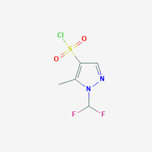 1-(difluoromethyl)-5-methyl-1H-pyrazole-4-sulfonyl chlorideͼƬ