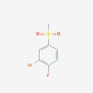 2-BROMO-1-FLUORO-4-(METHYLSULFONYL)BENZENEͼƬ