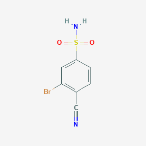 3-bromo-4-cyanobenzene-1-sulfonamideͼƬ