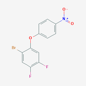 1-Bromo-4,5-difluoro-2-(4-nitrophenoxy)benzeneͼƬ