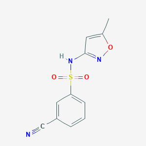 3-Cyano-N-(5-methyl-1,2-oxazol-3-yl)benzene-1-sulfonamideͼƬ