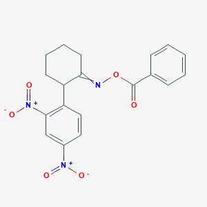 1-{2-[(benzoyloxy)imino]cyclohexyl}-2,4-dinitrobenzeneͼƬ