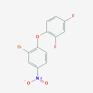 2-Bromo-1-(2,4-difluorophenoxy)-4-nitrobenzeneͼƬ