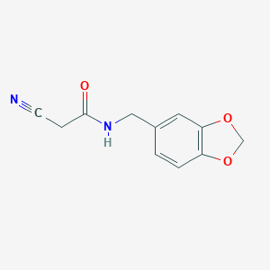 N-(1,3-Benzodioxol-5-ylmethyl)-2-cyanoacetamideͼƬ