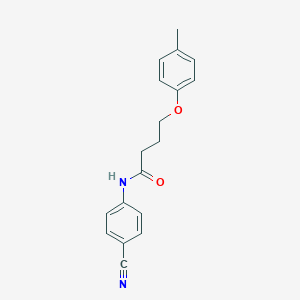 N-(4-Cyanophenyl)-4-(4-methylphenoxy)butanamideͼƬ