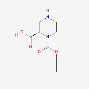 (2S)-1-[(tert-butoxy)carbonyl]piperazine-2-carboxylicacidͼƬ