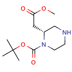 tert-butyl(2R)-2-(2-methoxy-2-oxoethyl)piperazine-1-carboxylateͼƬ