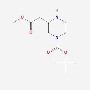 tert-butyl3-(2-methoxy-2-oxoethyl)piperazine-1-carboxylateͼƬ